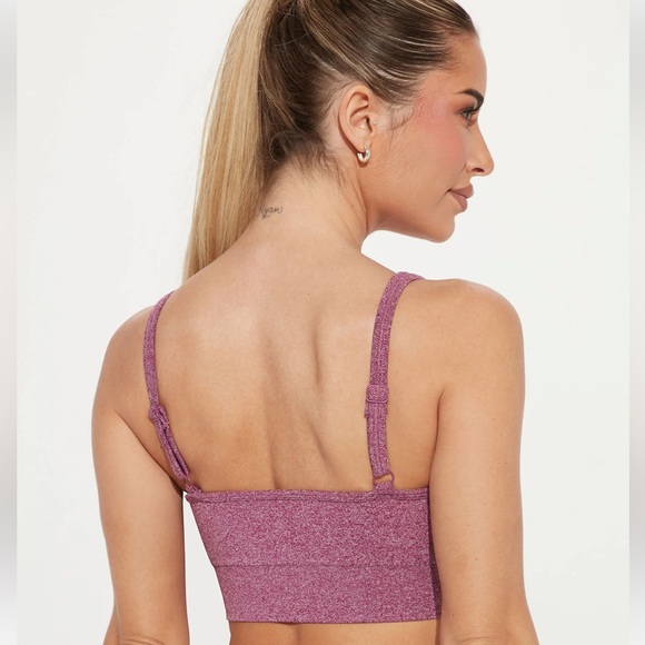 NWT Fashion Nova Plum Vital Goddess Sports Bra in Infinity Seamless - Picture 3 of 6
